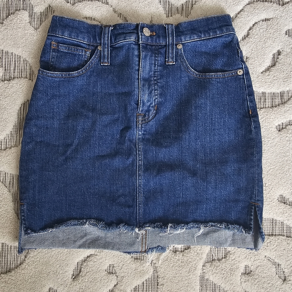 Madewell denim skirt